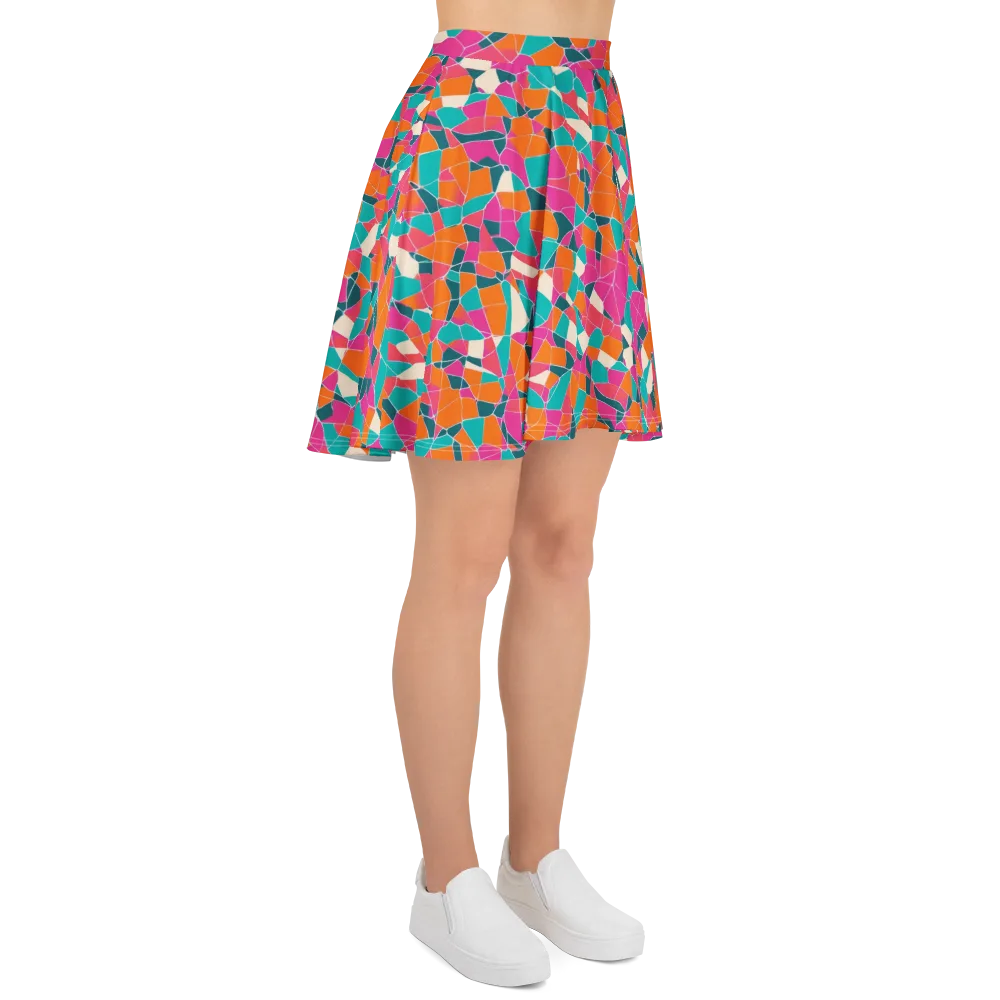 Prism Shatter on Skater Skirt — Right