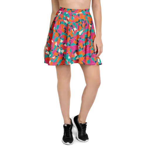 Prism Shatter on a Skater Skirt