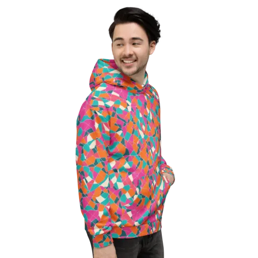 Prism Shatter on a Hoodie