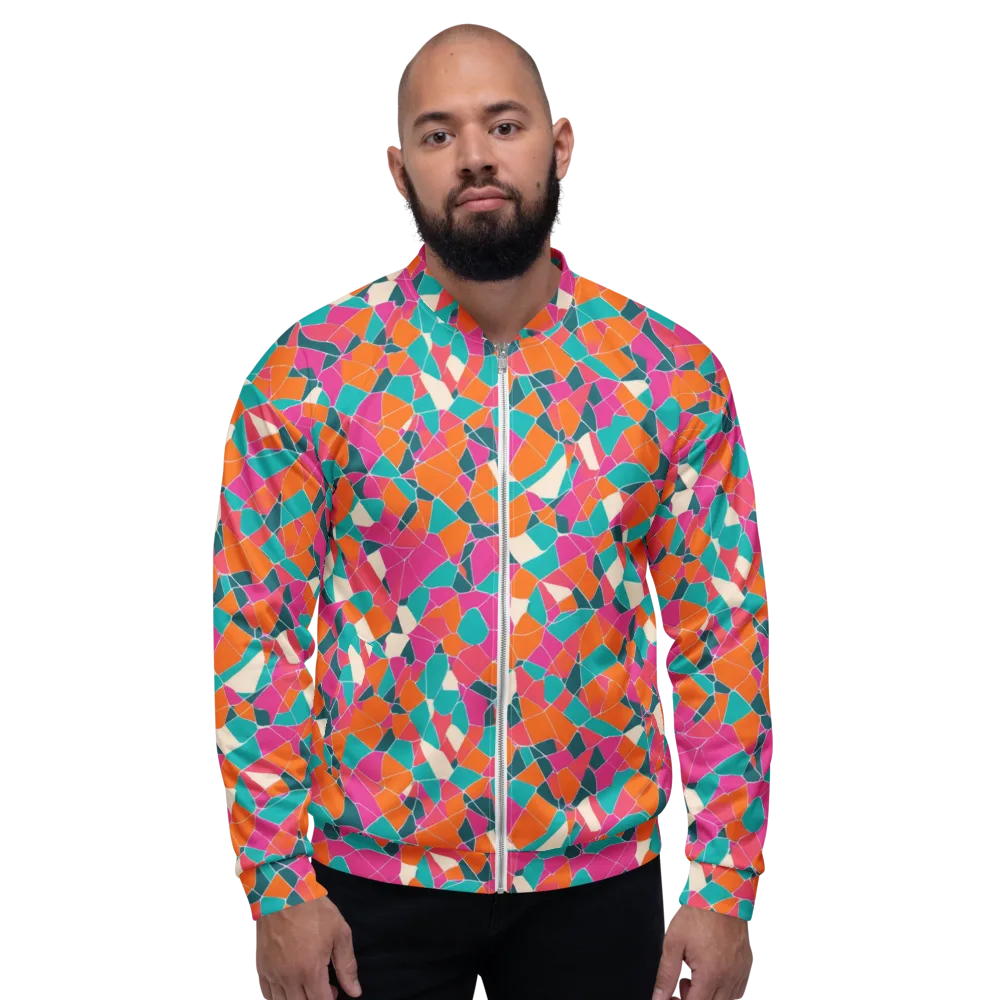 Prism Shatter on Bomber Jacket — Front