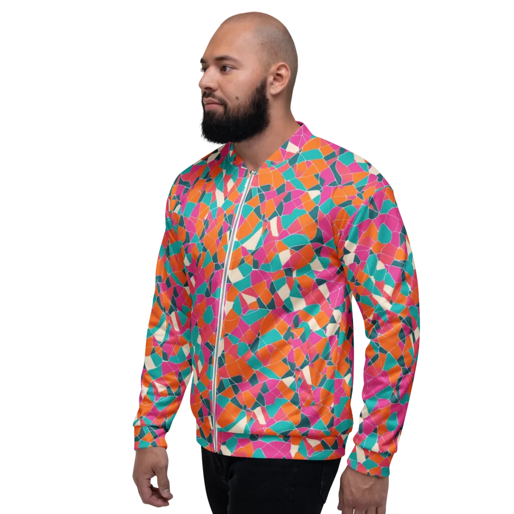 Prism Shatter on Bomber Jacket — Left