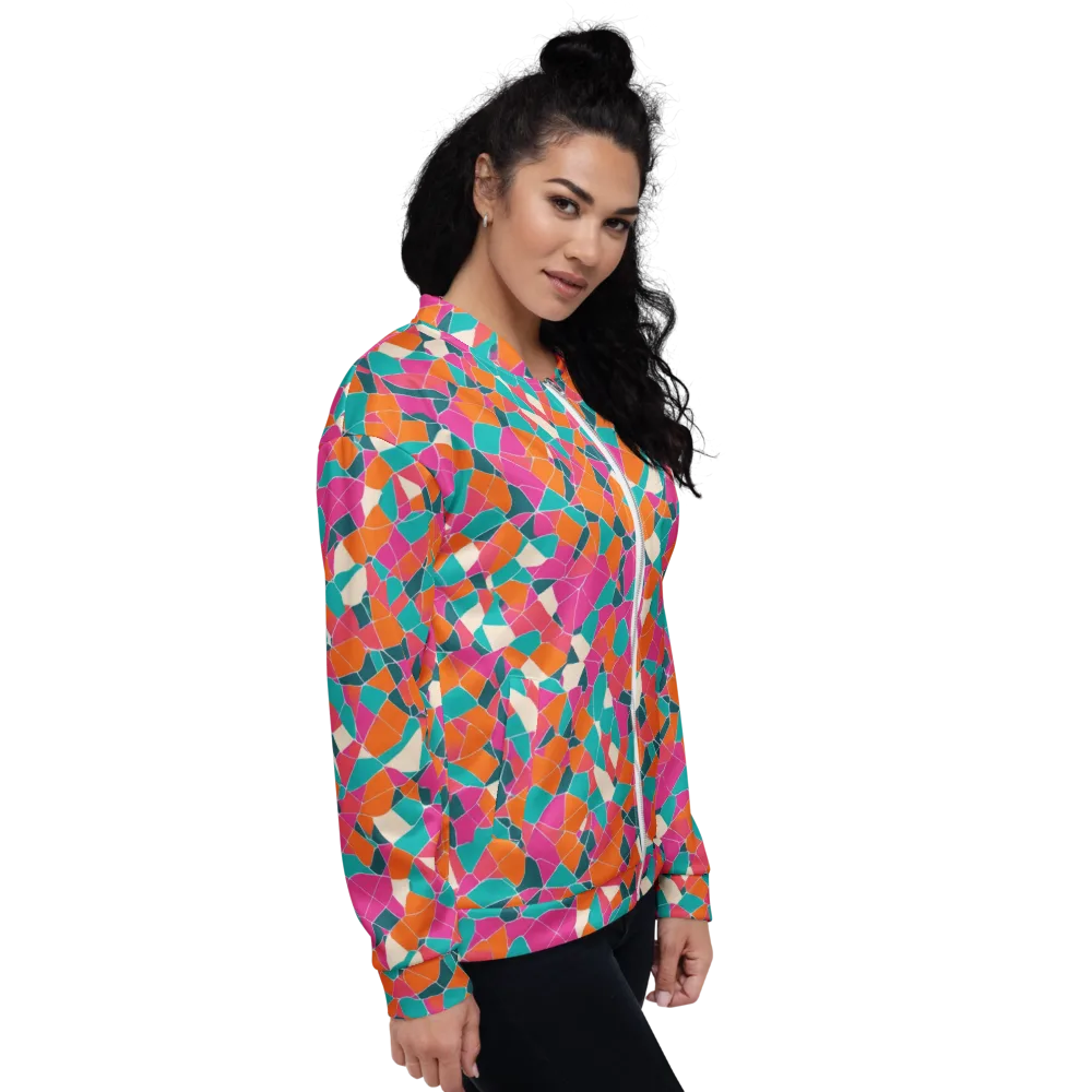 Prism Shatter on Bomber Jacket — Right