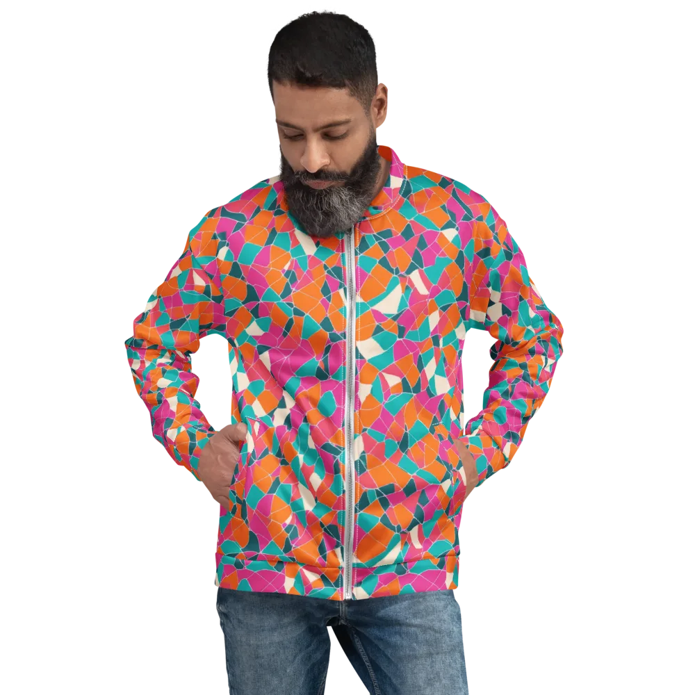 Prism Shatter on Bomber Jacket — Front