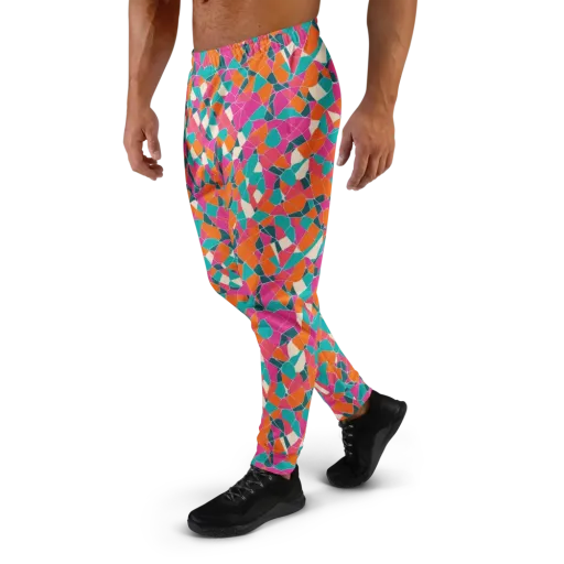 Prism Shatter on a Men's Joggers