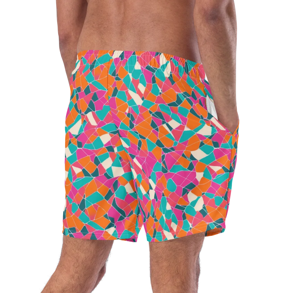 Prism Shatter on Swim Trunks — Right Back