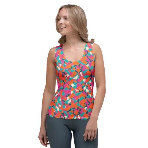 Prism Shatter on a Women's Tank Top