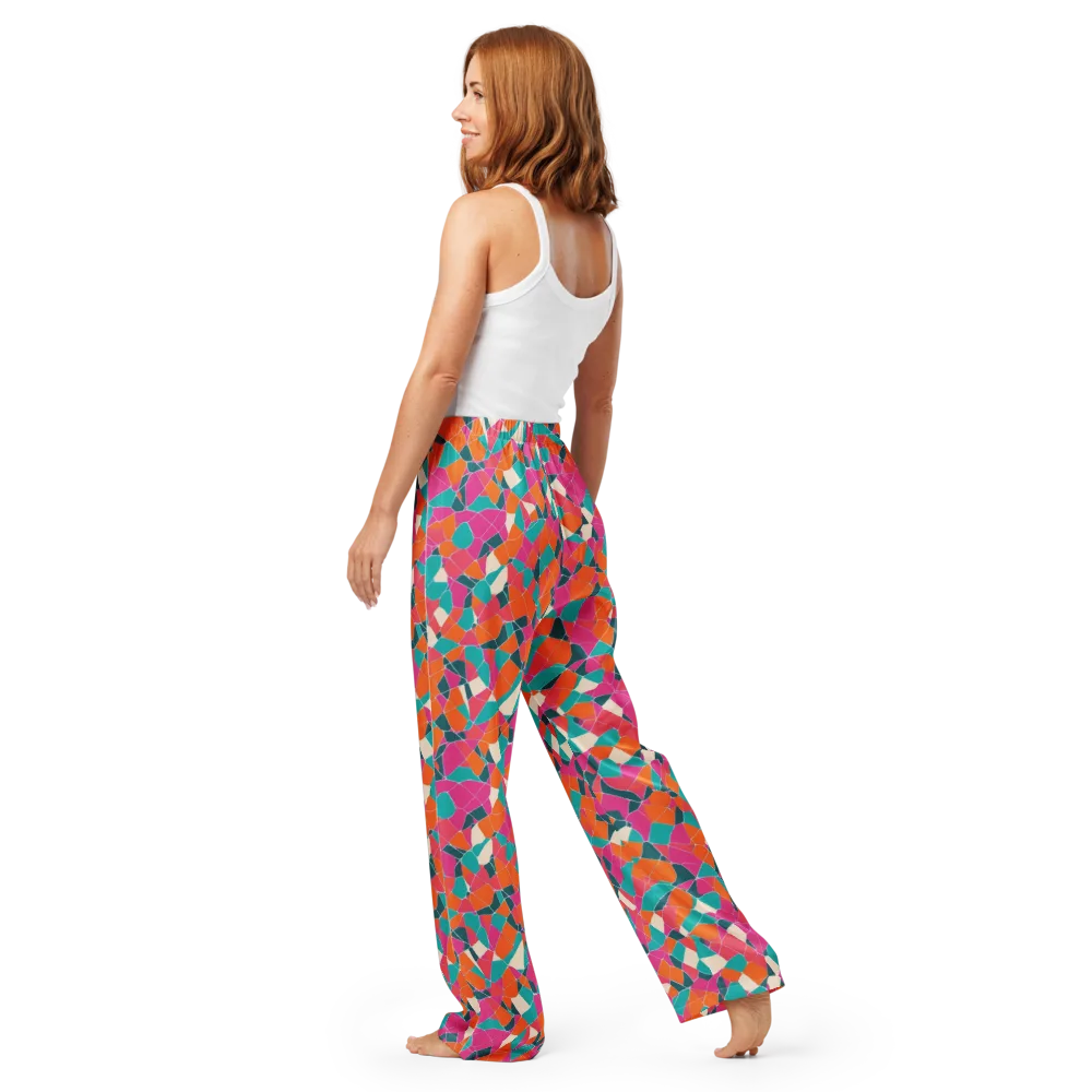 Prism Shatter on Women's Pajama Pants — Back