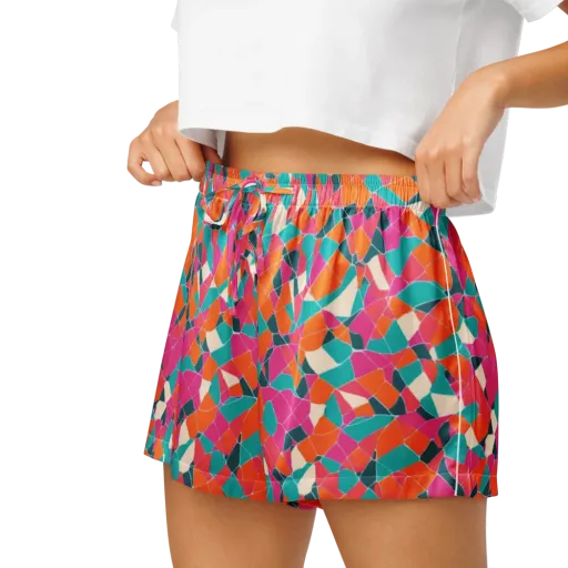Prism Shatter on a Women's Pajama Shorts