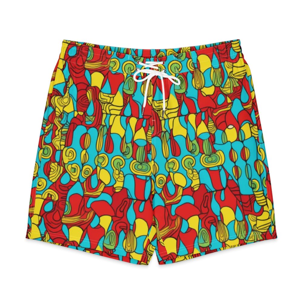 Chromatic Curio on Men's Board Shorts — Front