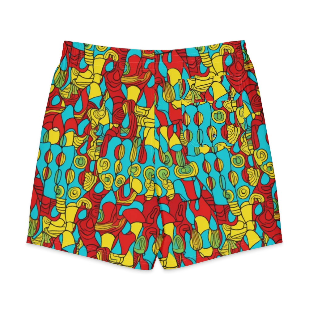 Chromatic Curio on Men's Board Shorts — Back