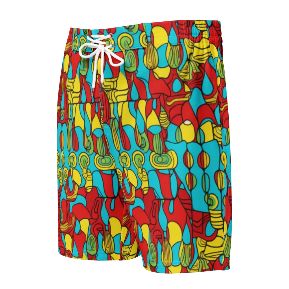 Chromatic Curio on Men's Board Shorts — Front