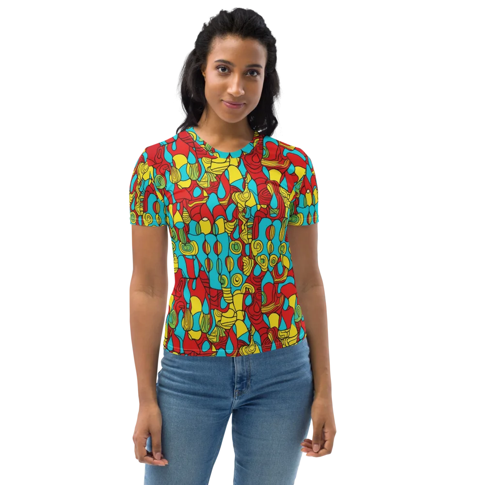 Chromatic Curio on Women's Crew Neck T-Shirt — Front