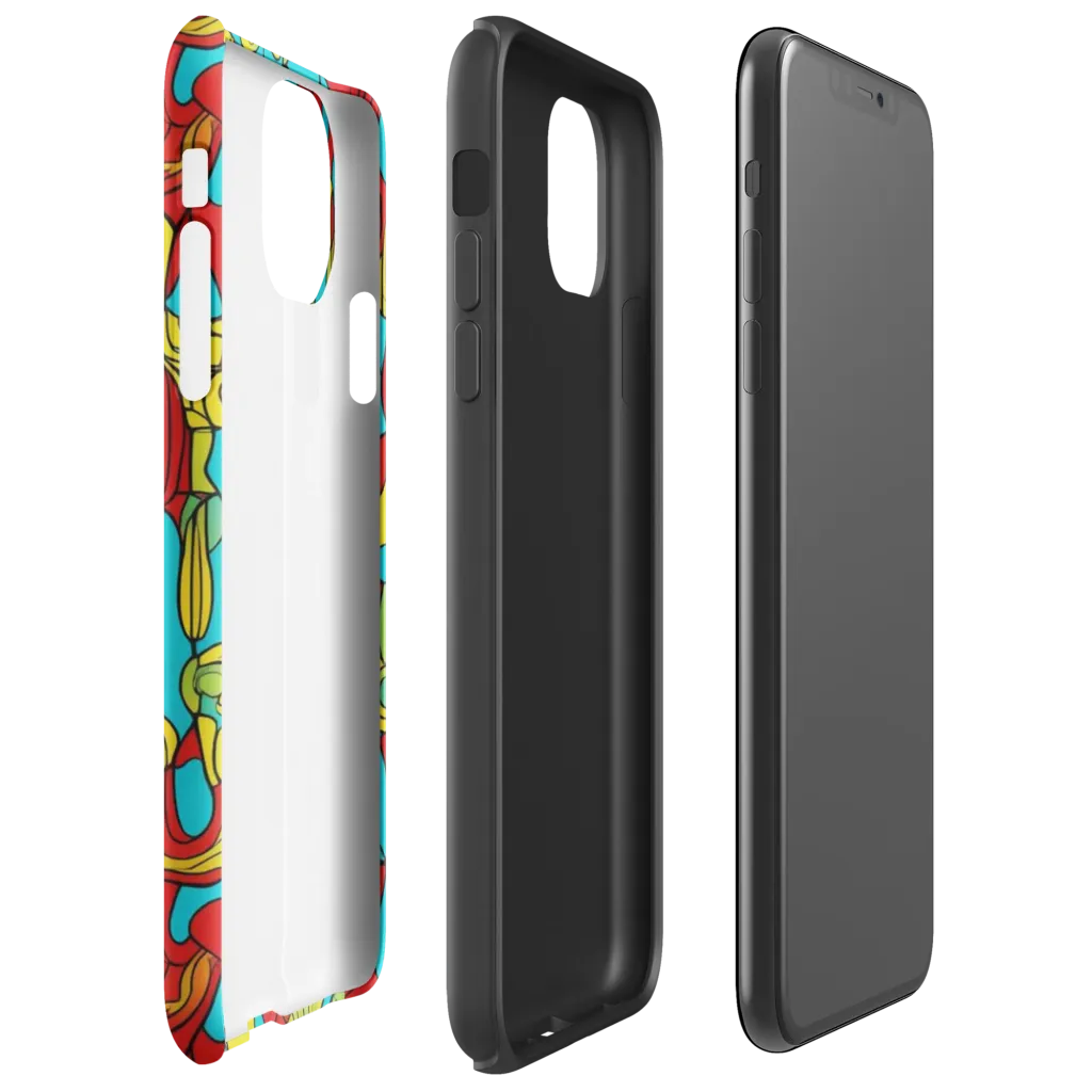 Chromatic Curio on Tough Case for iPhone® — Right