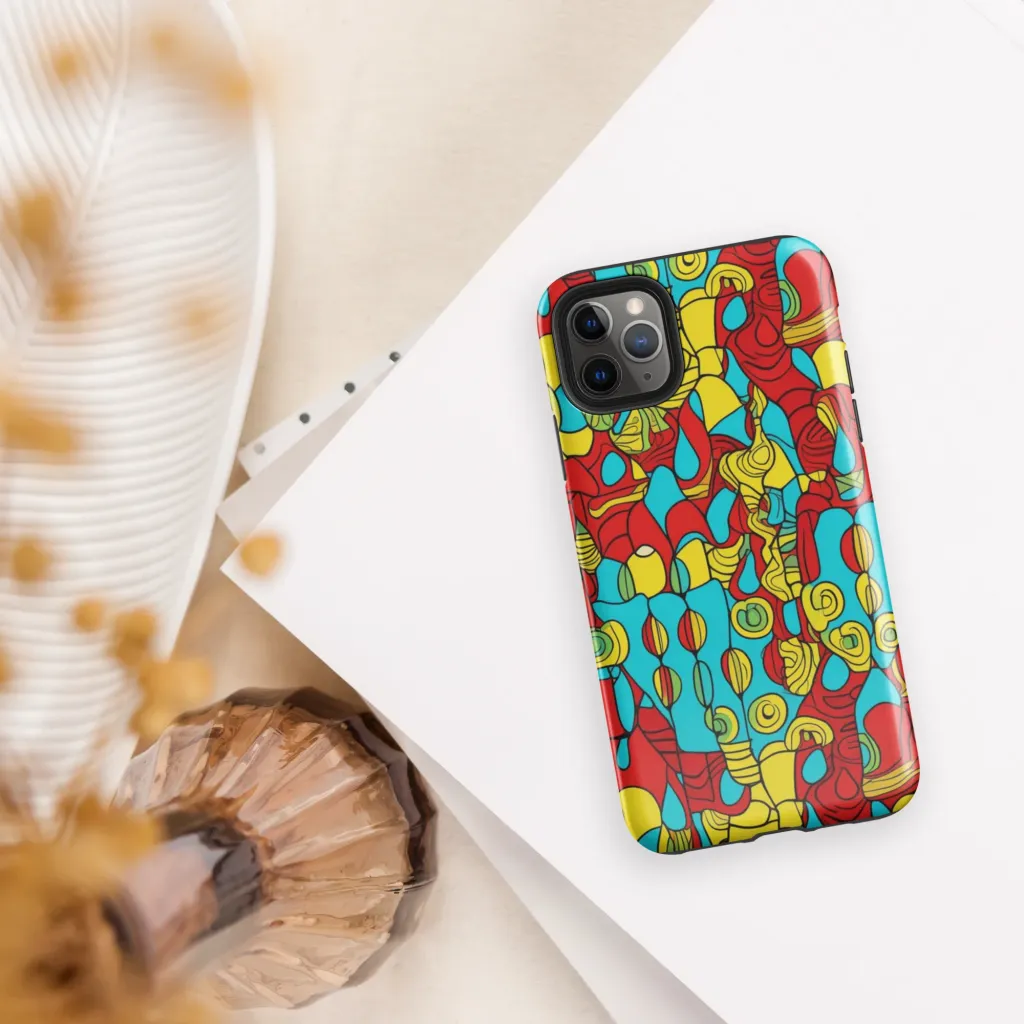 Chromatic Curio on Tough Case for iPhone® — Front