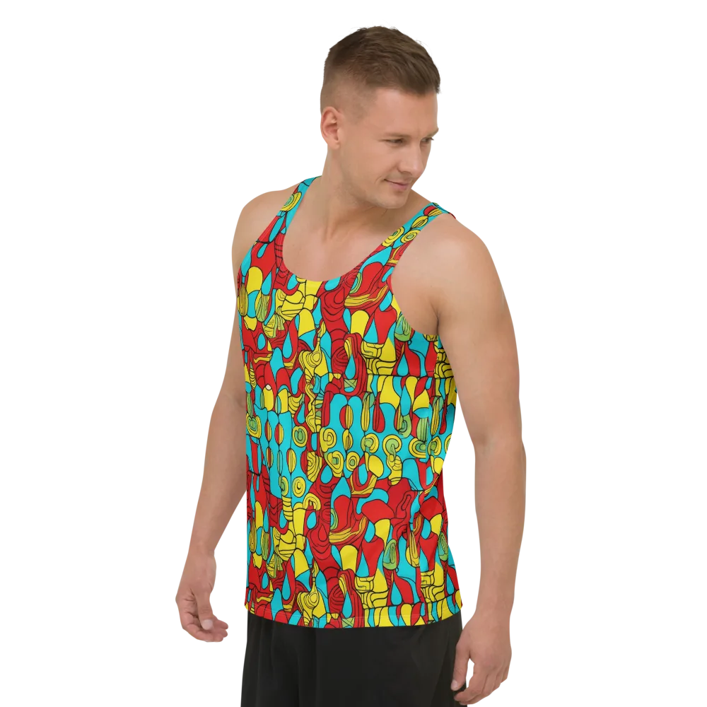 Chromatic Curio on Men's Tank Top — Left Front