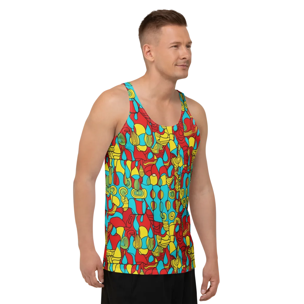 Chromatic Curio on Men's Tank Top — Right Front