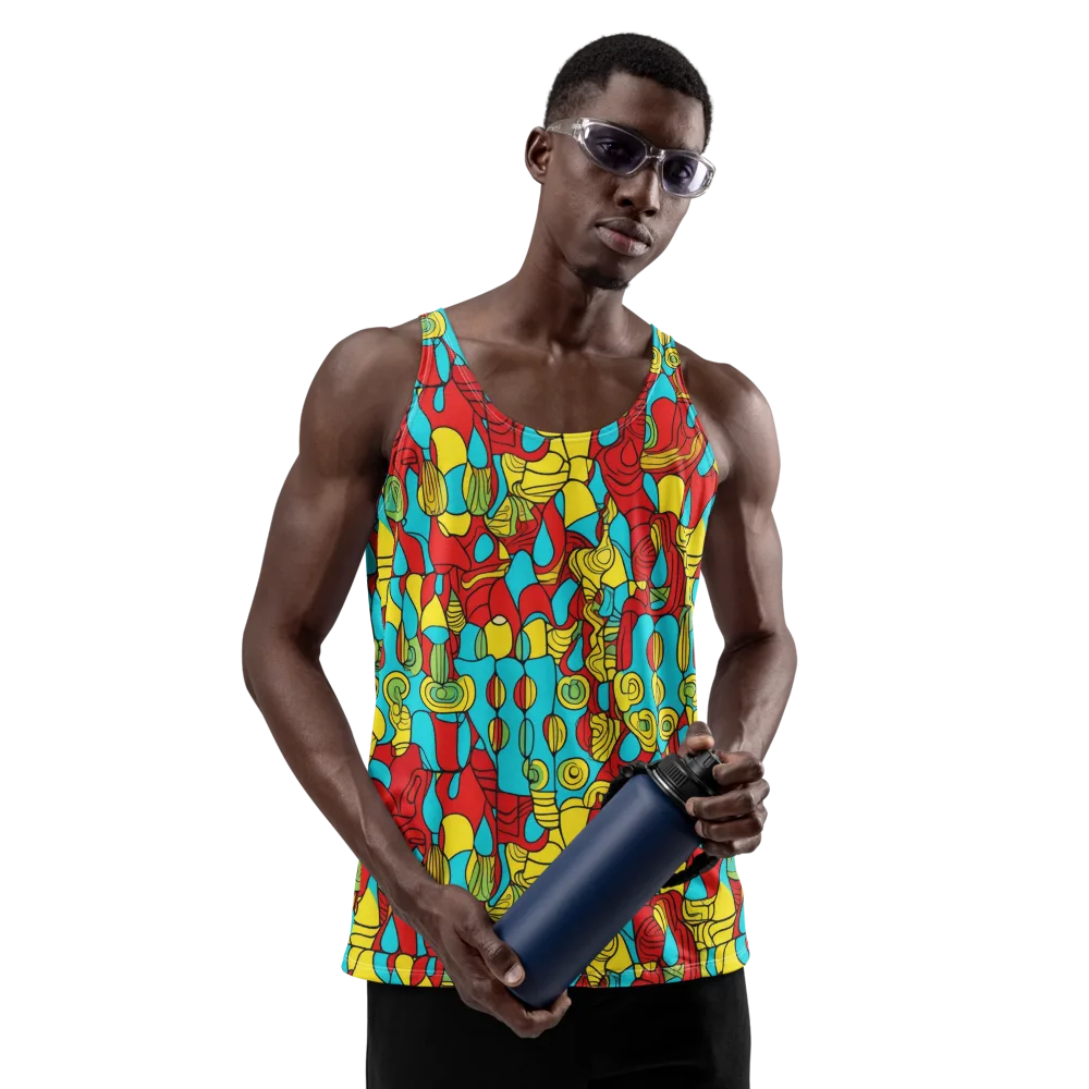 Chromatic Curio on Men's Tank Top — Front
