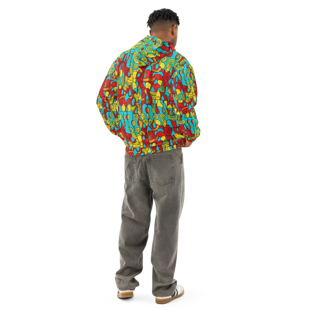 Chromatic Curio on Cotton Hoodie — Back