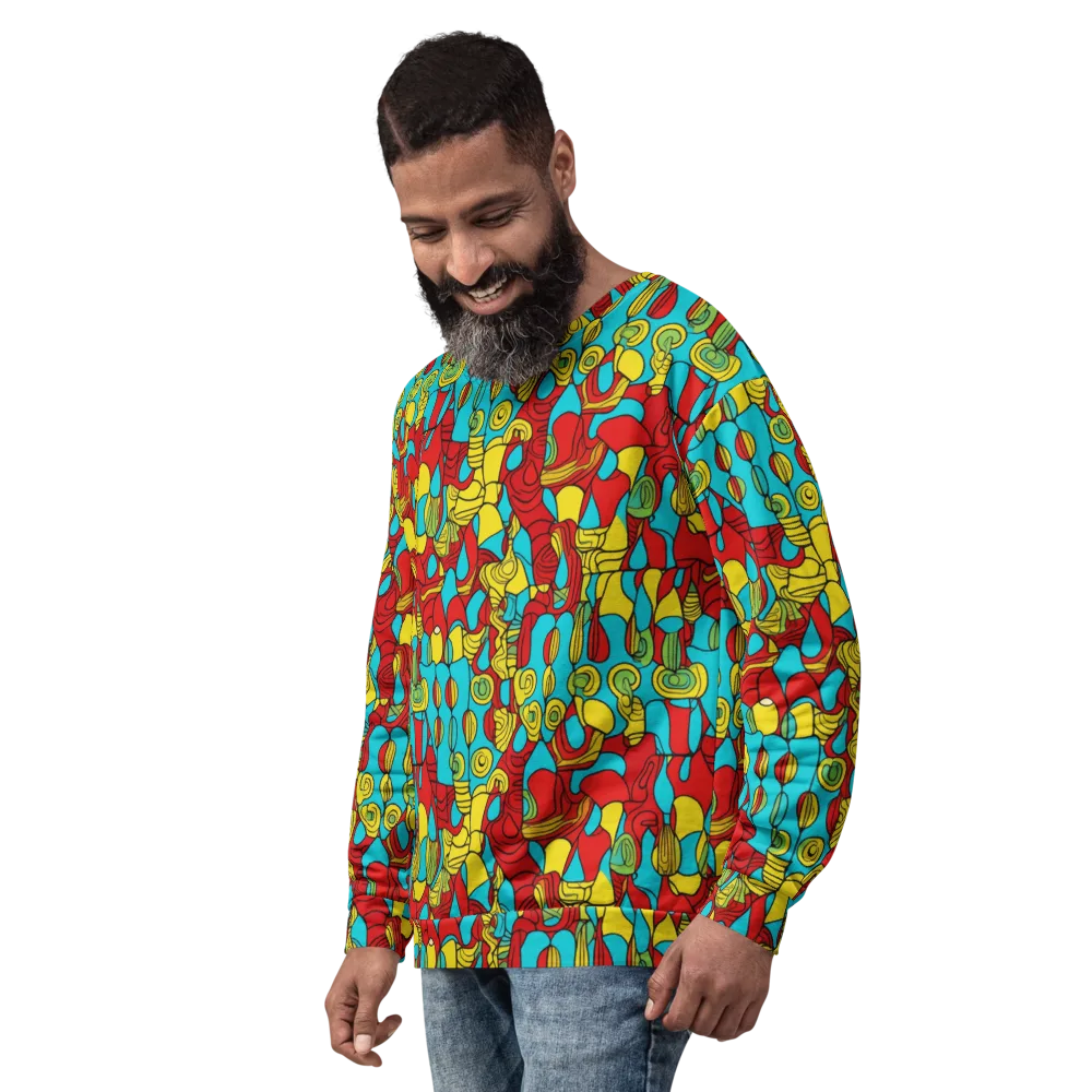 Chromatic Curio on Sweatshirt — Left Front