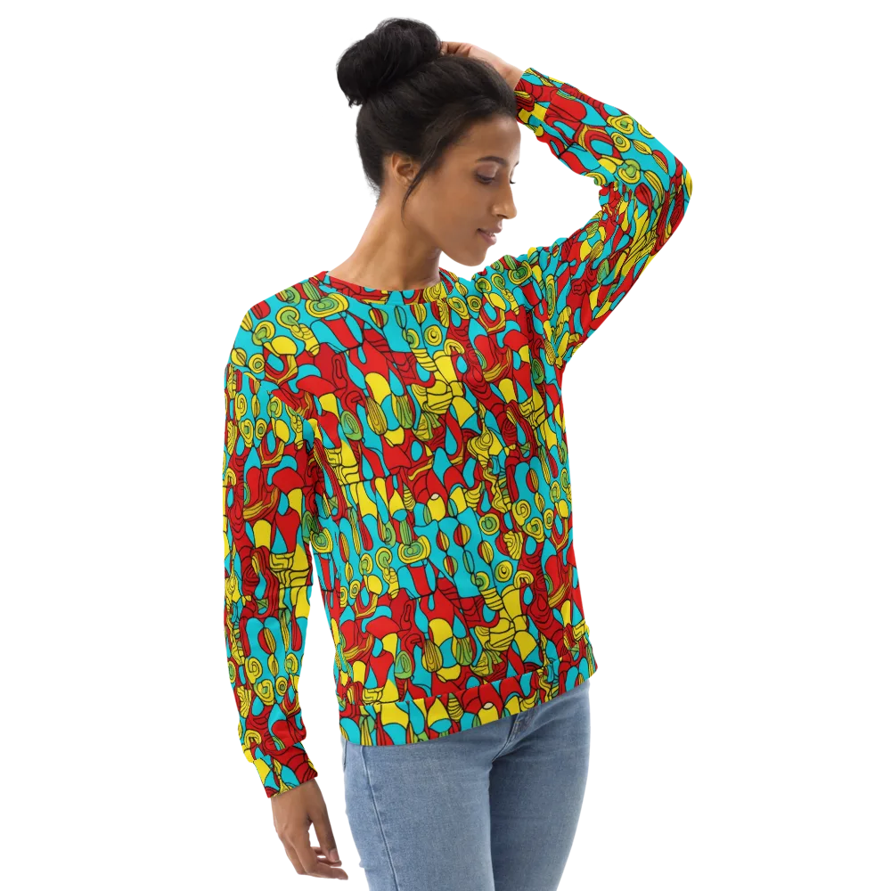 Chromatic Curio on Sweatshirt — Right Front
