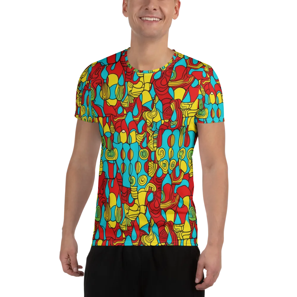 Chromatic Curio on Men's Athletic T-Shirt — Front