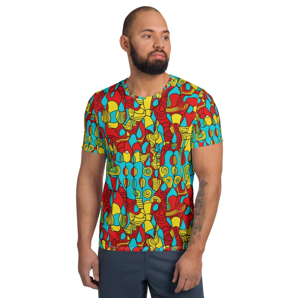 Chromatic Curio on Men's Athletic T-Shirt — Front