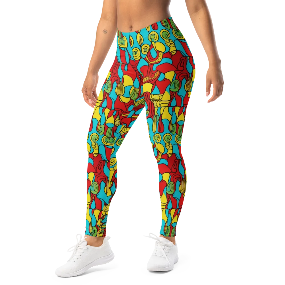 Chromatic Curio on Leggings — Left Front