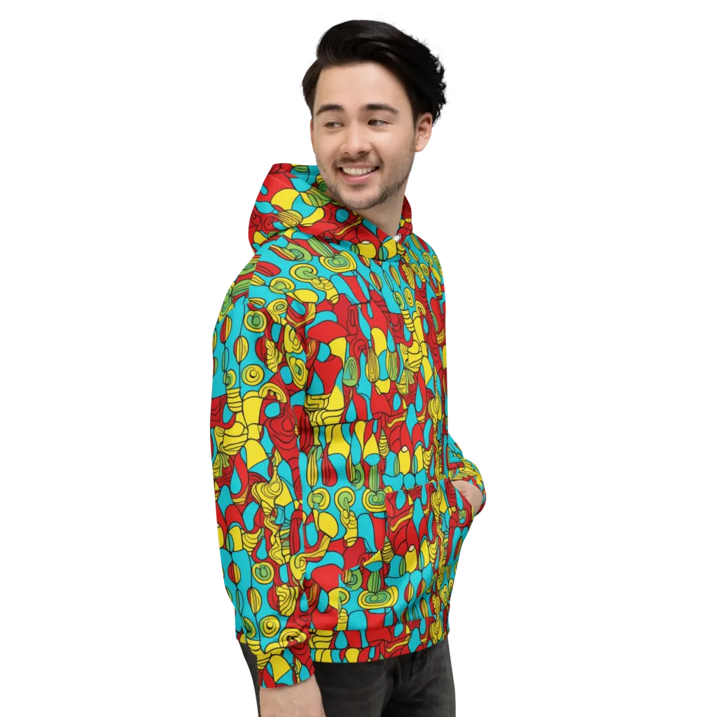 Chromatic Curio on Hoodie — Right