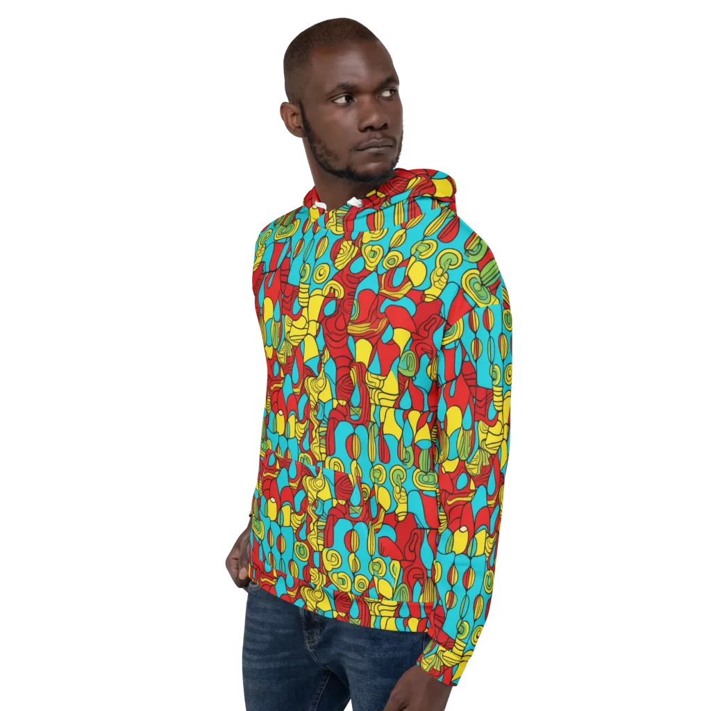 Chromatic Curio on Hoodie — Left
