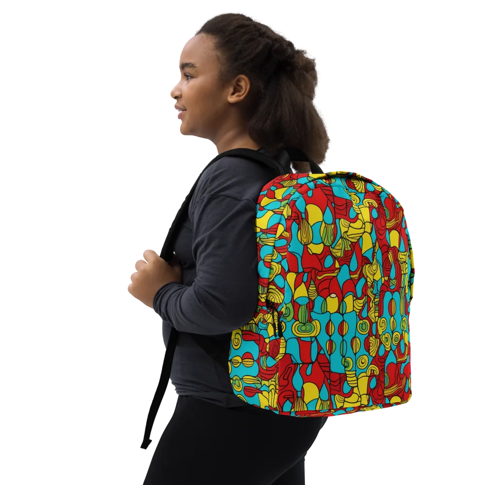 Chromatic Curio on Minimalist Backpack — Right Front