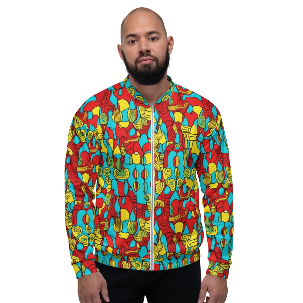 Chromatic Curio on Bomber Jacket — Front