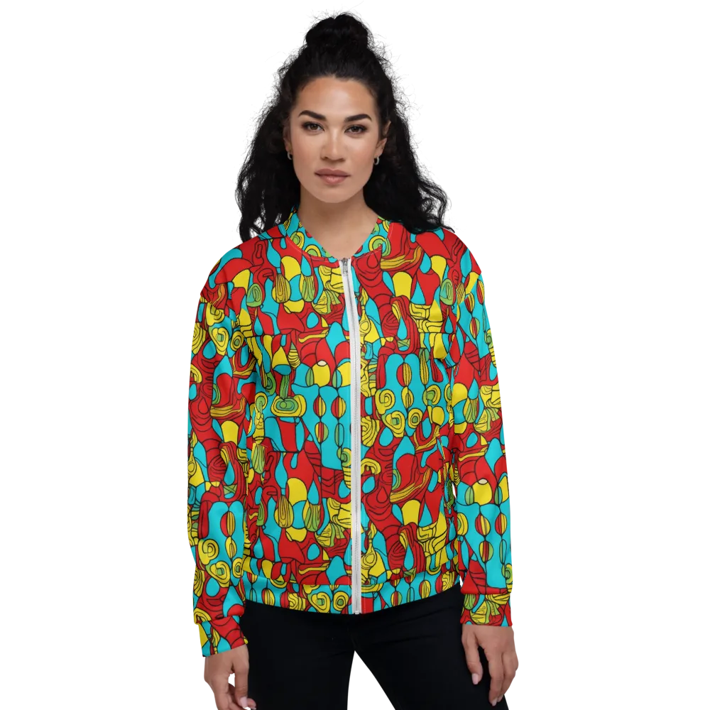 Chromatic Curio on Bomber Jacket — Front