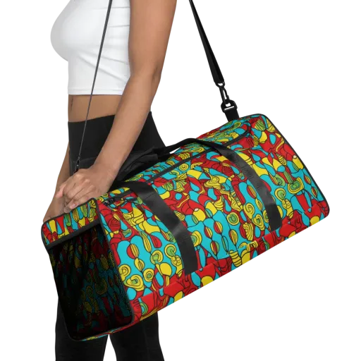 Chromatic Curio on a Duffle Bag