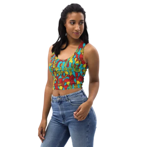 Chromatic Curio on a Crop Top