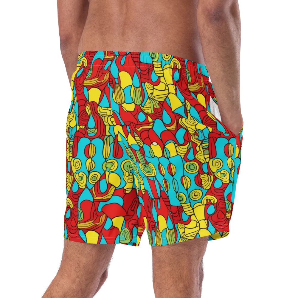 Chromatic Curio on Swim Trunks — Right Back