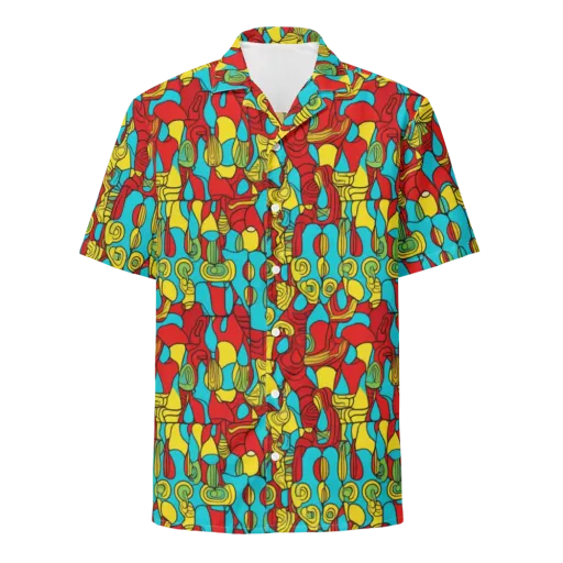 Chromatic Curio on a Button Shirt