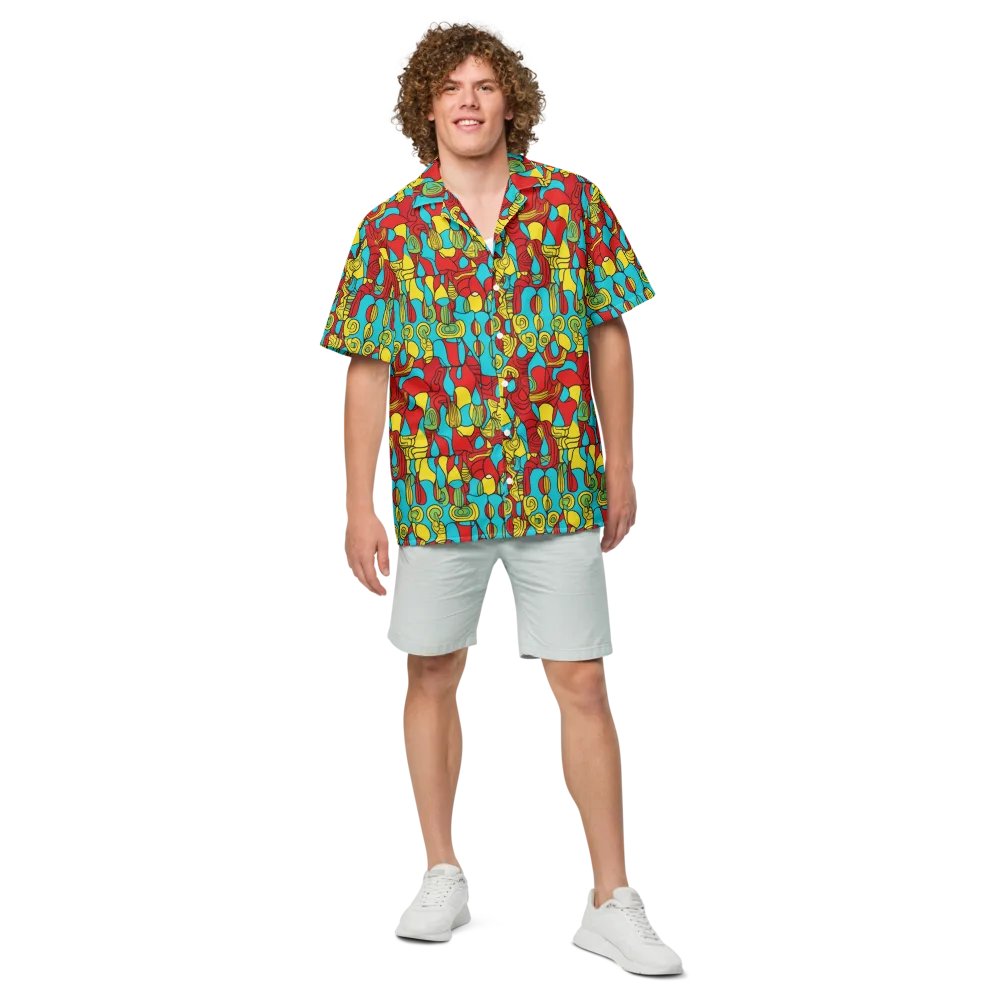 Chromatic Curio on Button Shirt — Front