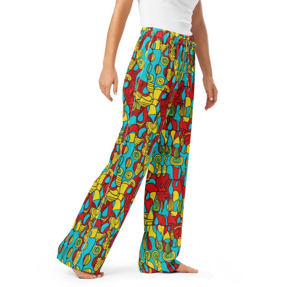 Chromatic Curio on Women's Pajama Pants — Right Front