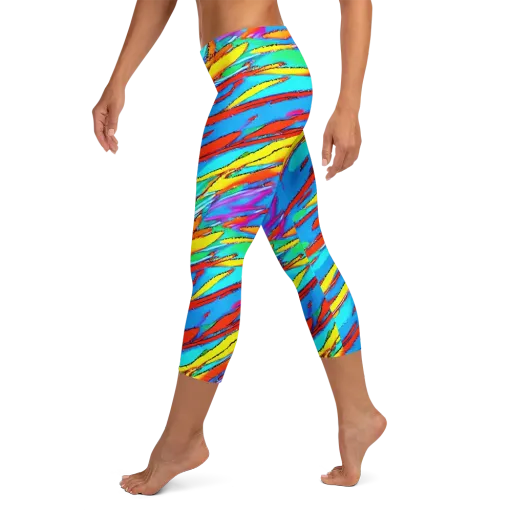 Azure Impact on a Capri Leggings
