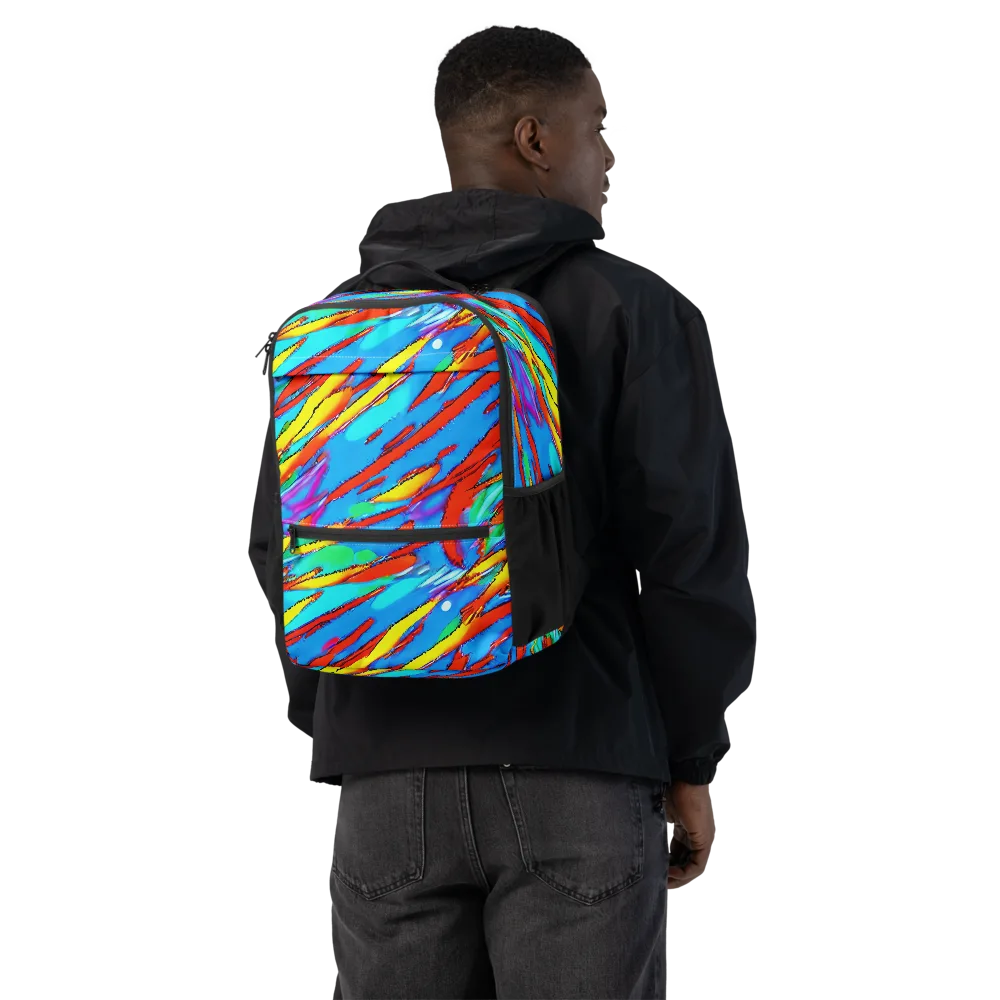 Azure Impact on Utility Backpack — Back