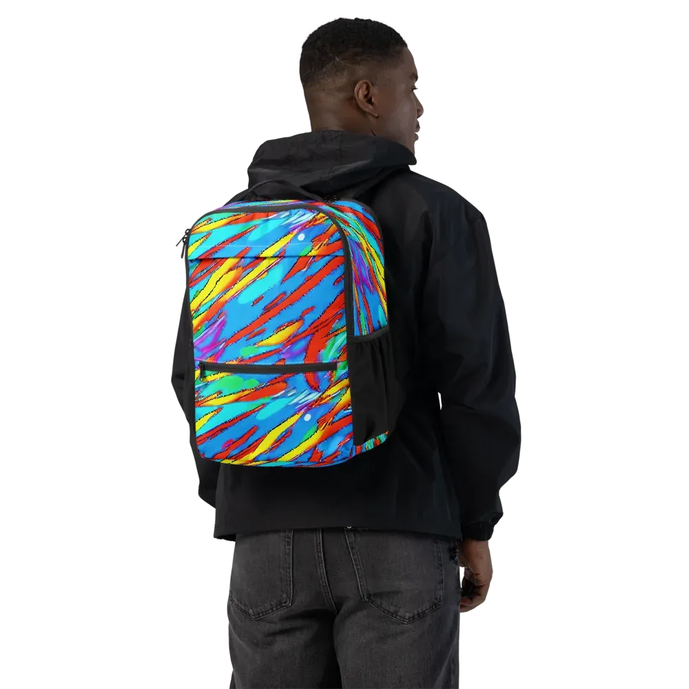 Azure Impact on Utility Backpack — Back