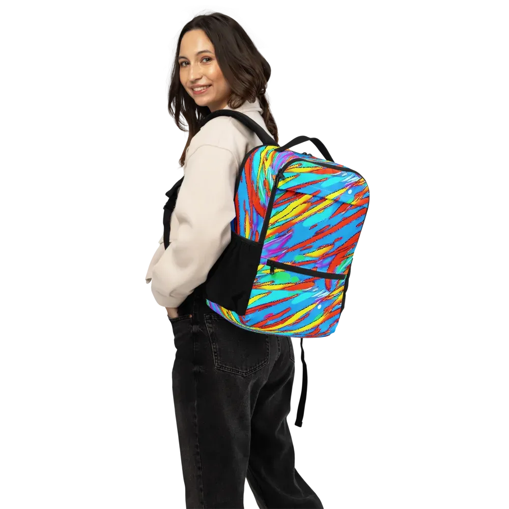 Azure Impact on Utility Backpack — Back