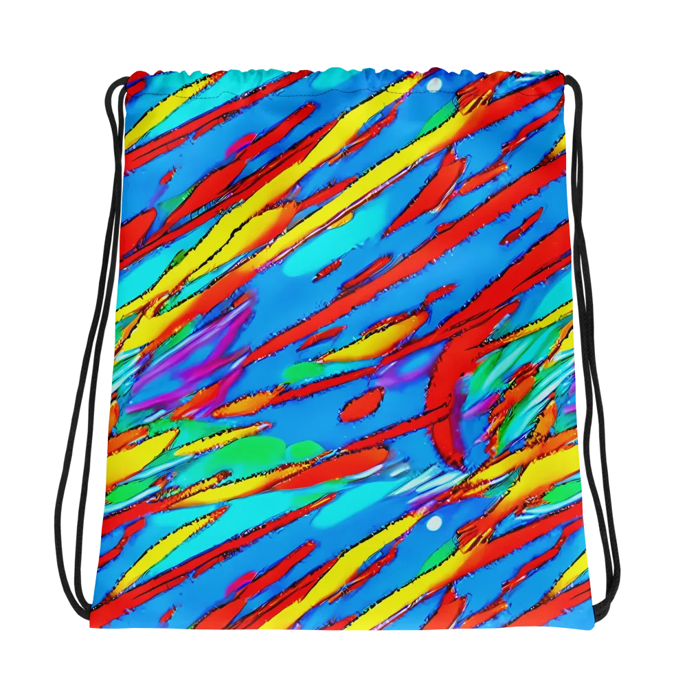 Azure Impact on Drawstring Bag — Photo