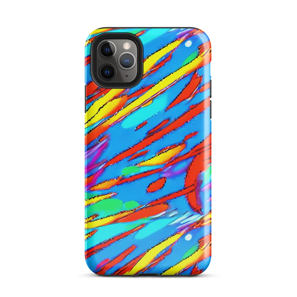 Azure Impact on Tough Case for iPhone® — Front