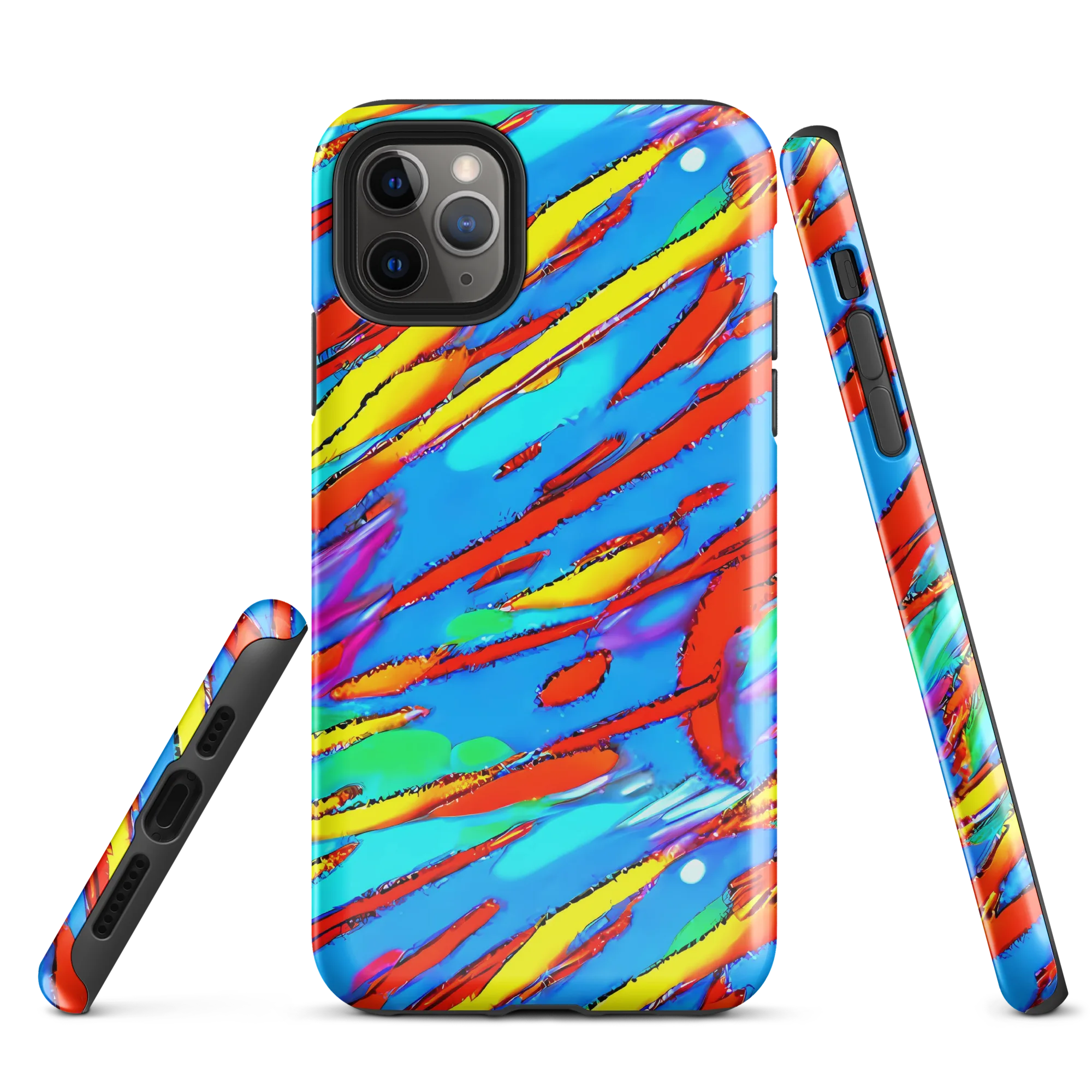 Azure Impact on Tough Case for iPhone® — Front