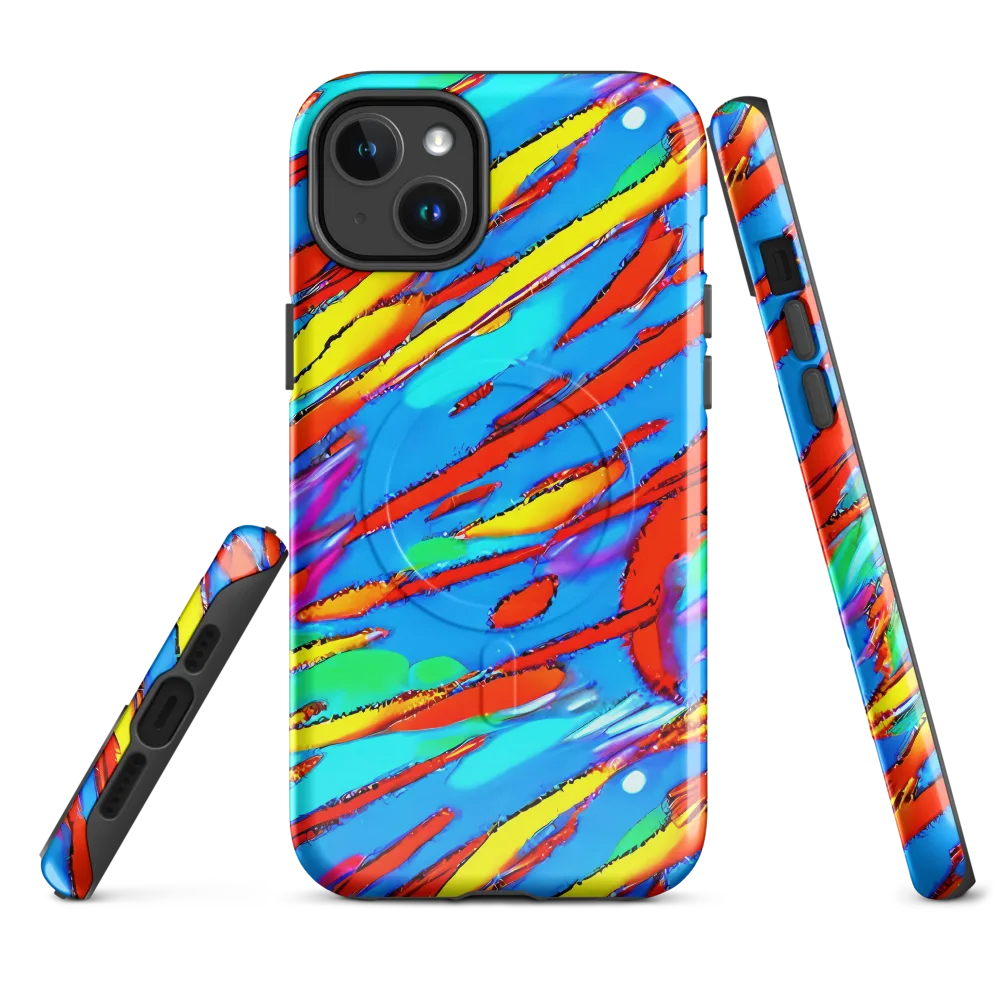 Azure Impact on MagSafe Tough Case for iPhone® — Front