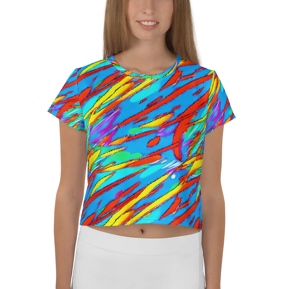 Azure Impact on Crop Tee — Front