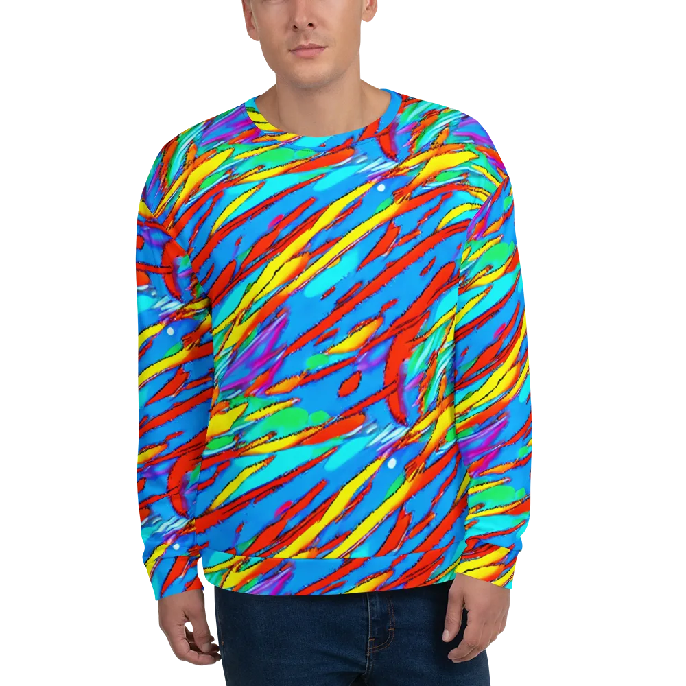 Azure Impact on Sweatshirt — Front