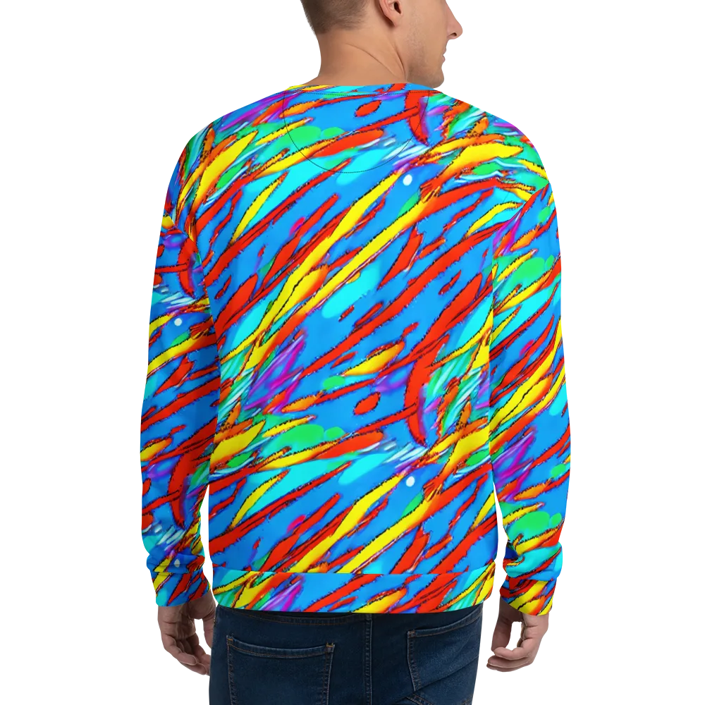 Azure Impact on Sweatshirt — Back