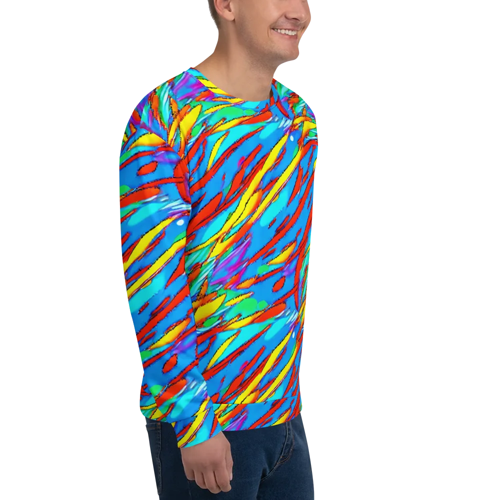Azure Impact on Sweatshirt — Right Front